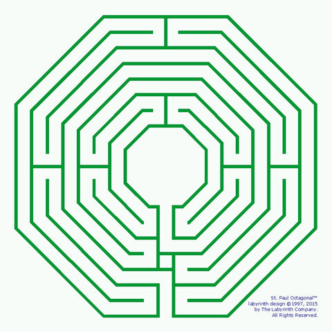 St. Paul Octagonal Design - LabyrinthCompany.com