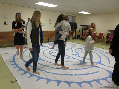 Labyrinth Mat The Labyrinth Company - Walking Meditation Space Creator