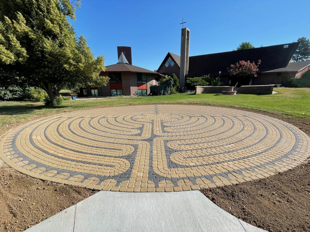 Chartres Replica™ Paver Brick Labyrinth Kit | Labyrinth Company - The ...