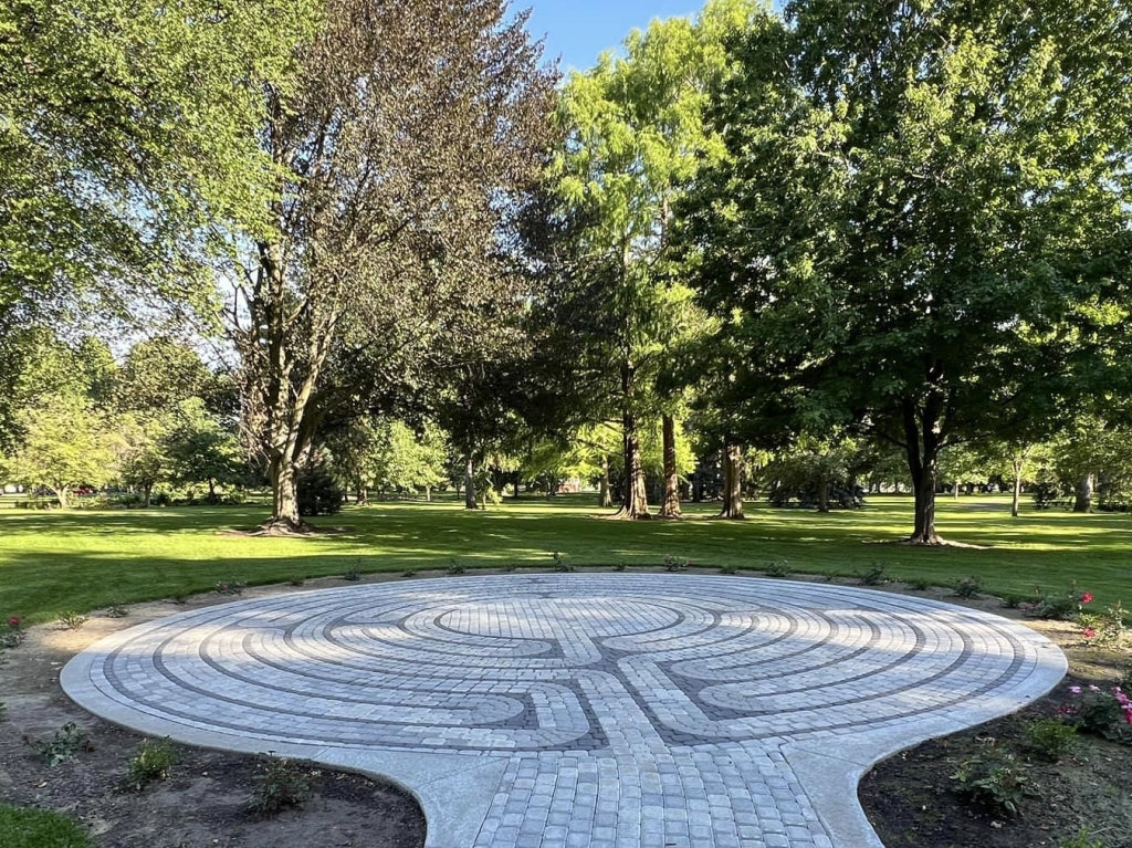 Vision Quest™ paver brick labyrinth kits from The Labyrinth Company