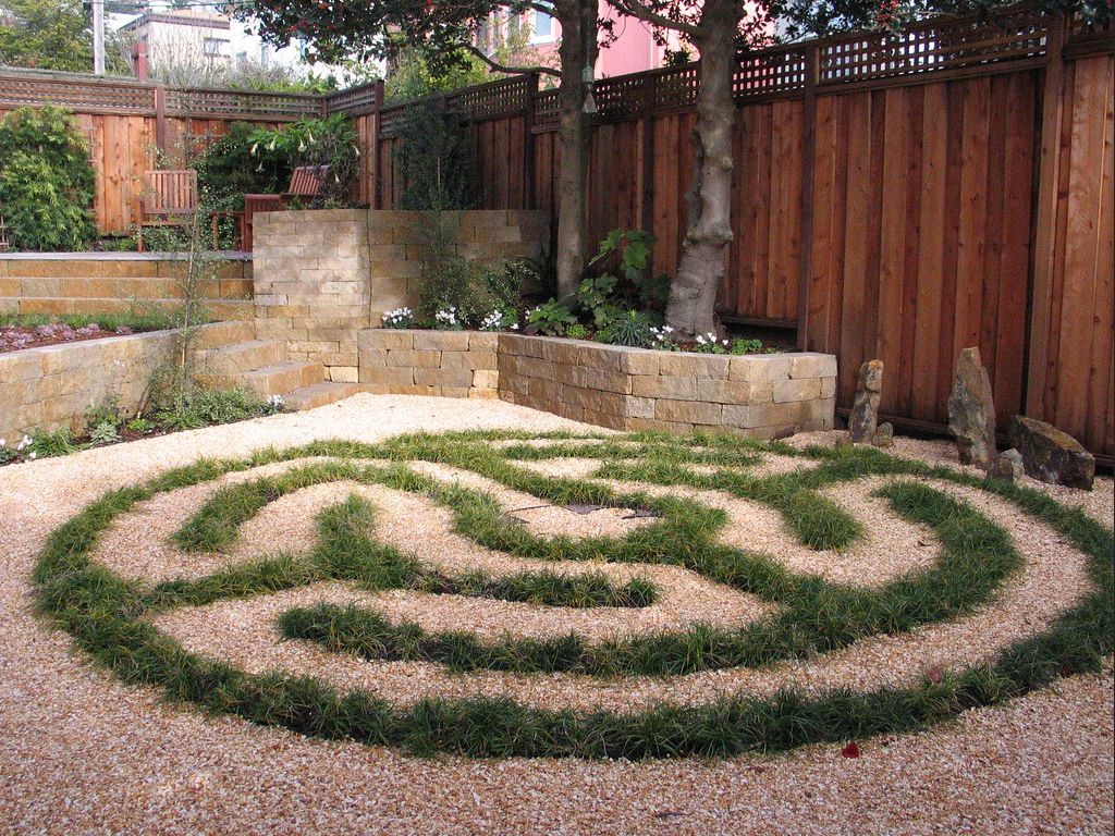 Simple Backyard Labyrinth Design The Serenity Labyrinth Garden