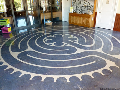 BoyntonBeachFL-StJosephEpiscopal-18'diameter-Chelsea-a-la-Chartres-Labyrinth-CeramicTile