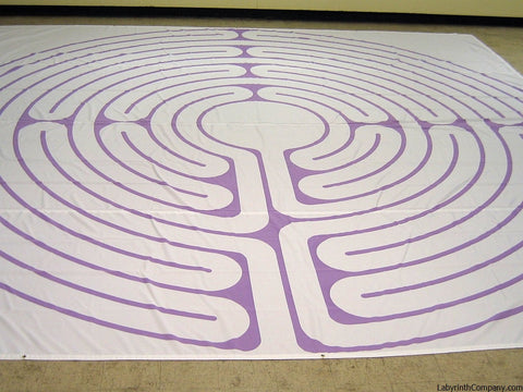 Breamore-PolyCanvasPortableLabyrinth-PurpleLines-21'-9"-diameter