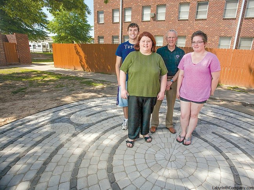Chelsea™ paver brick labyrinth kits by The Labyrinth Company