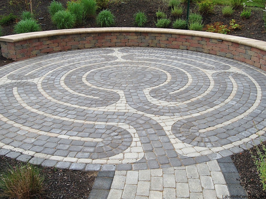 Chelsea™ paver brick labyrinth kits by The Labyrinth Company