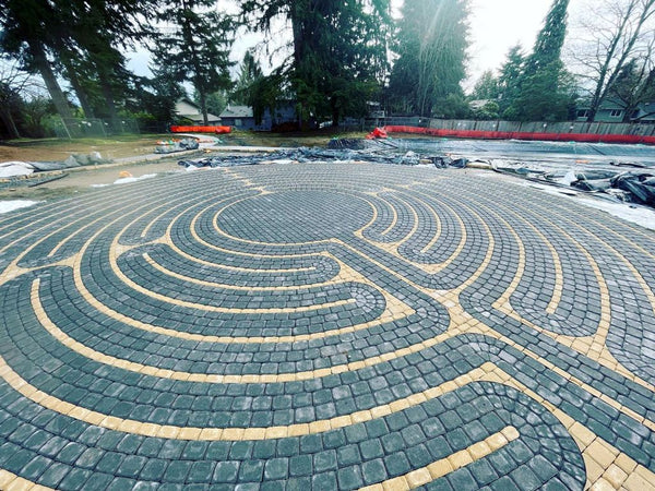 Breamore™ paver brick labyrinth kit - The Labyrinth Company
