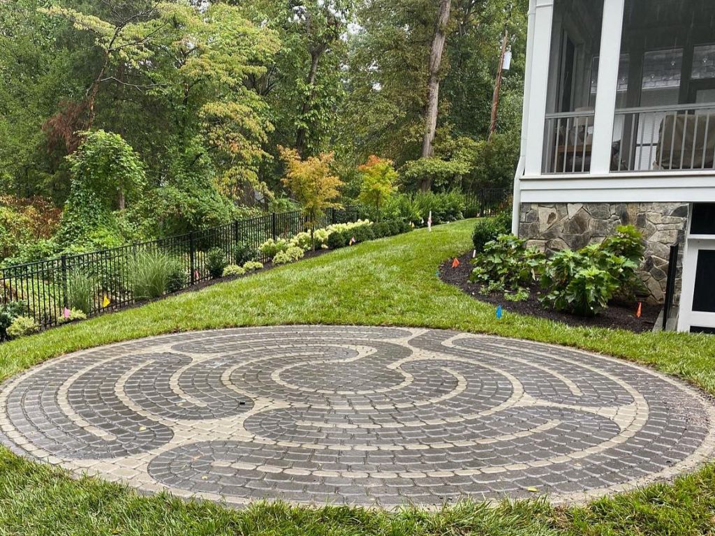 Chelsea™ paver brick labyrinth kits by The Labyrinth Company