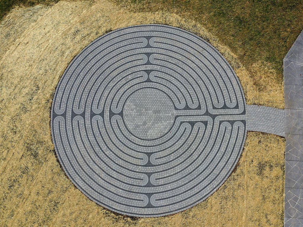 Breamore™ paver brick labyrinth kit - The Labyrinth Company